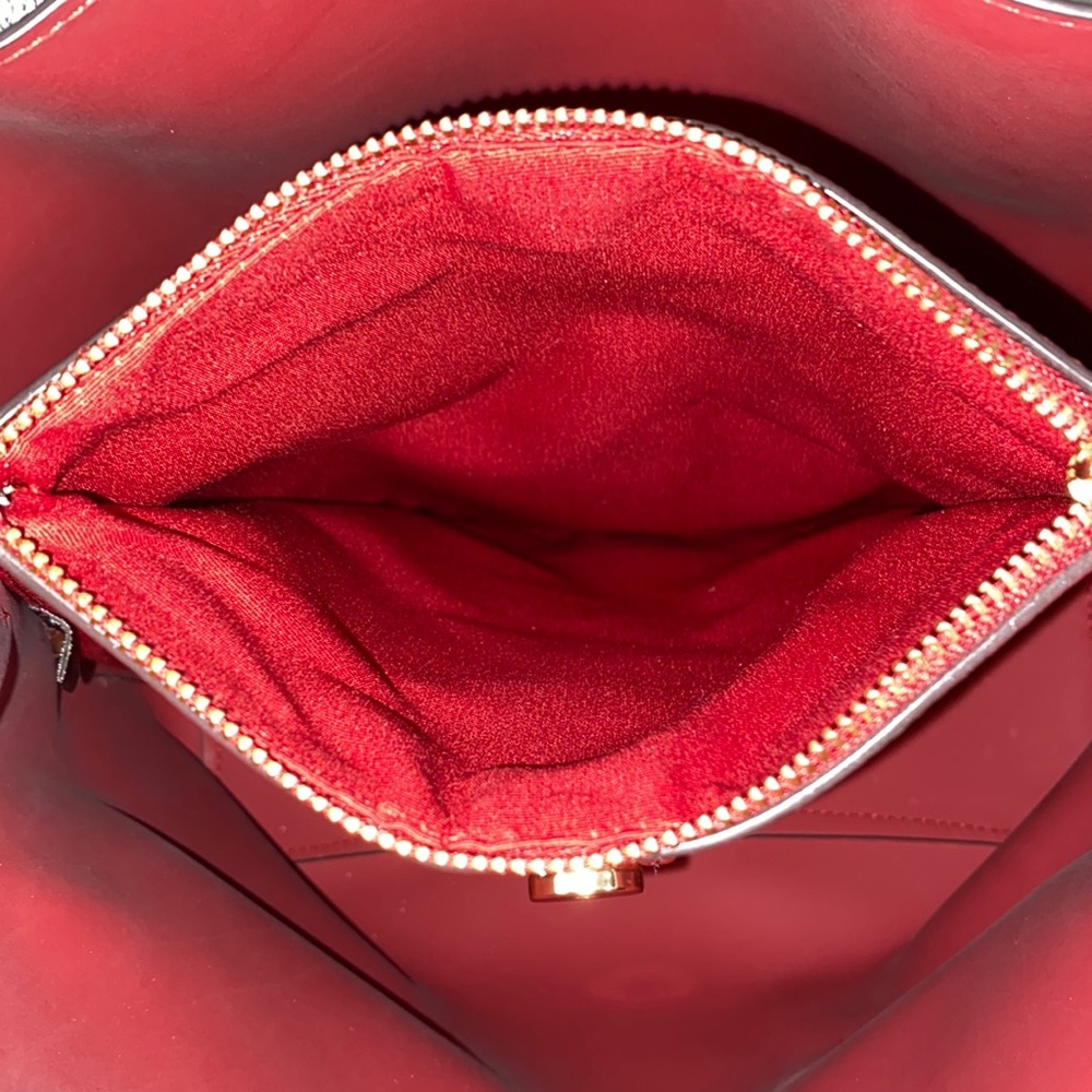 *SOLD*Coach Large Leather Town Bucket Bag In Redwood 1941 Red - Picture 14 of 15